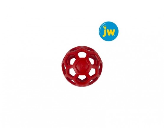 Piłka ażurowa JW HOL-EE ROLLER S 8,7 cm - czerwona