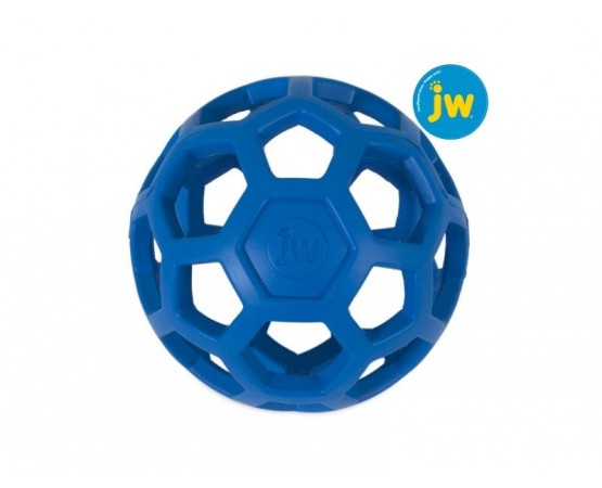 Piłka ażurowa JW HOL-EE ROLLER rozmiar JUMBO 19 cm - niebieska