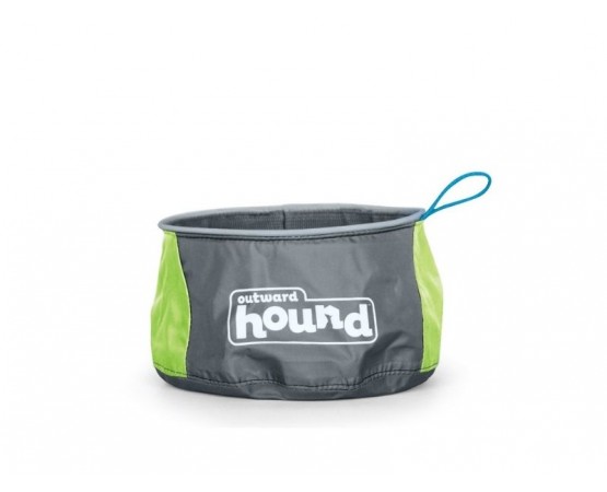Miska podróżna dla psa 700 ml zielona – Outward Hound