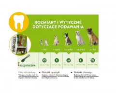 Gryzaki dentystyczne dla małych psów S 24 szt. szczoteczka - WHIMZEES DENTAL