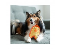 Zabawka dla psa waleczny pisklak z piszczałką 16,5 cm żółto-pomarańczowy - Outward Hound Invincibles Minis®