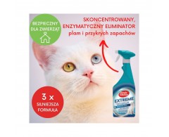 Eliminator plam i przykrych zapachów 750 ml kot - Simple Solution Extreme Stain&Odour Remover