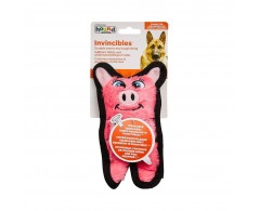 Zabawka dla psa waleczny prosiaczek z piszczałką15,5 cm rózowy - Outward Hound Invincibles Minis®