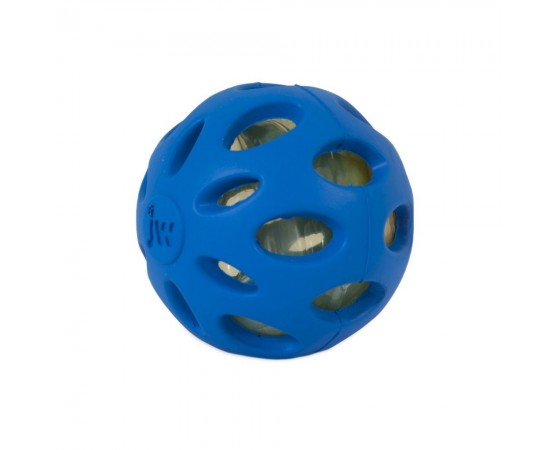 Piłka z odgłosem zgniatanej butelki PET S 6,5 cm niebieska - JW SRACKLE BALL