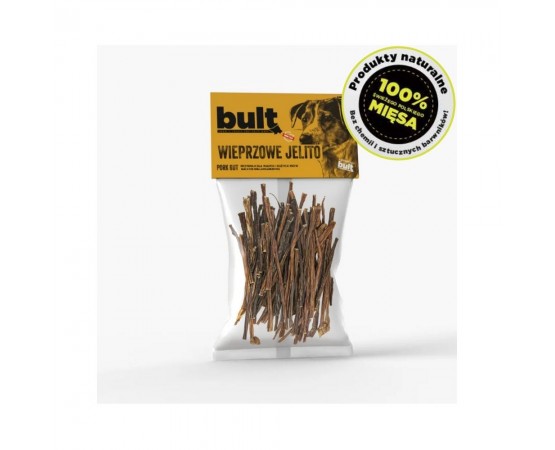 Jelito cienkie wieprzowe 100g paski - 100% naturalne przysmaki - BULT