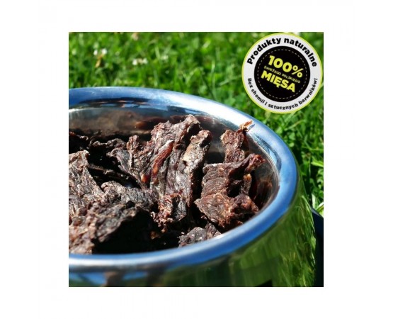 Smaczki 100% mięsa - wołowina 100g - 100% naturalne przysmaki dla psa - BULT