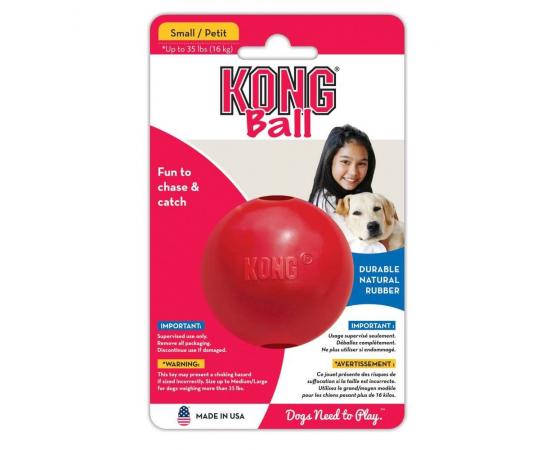 Kong ball wytrzymała piłka dla psa rozmiar M/L czerwona