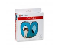 Składany domek dla kota 38 cm niebieski - Pet Supplies