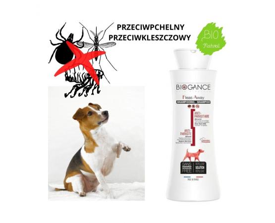 BIOgance szampon przeciwpchelny przeciw kleszczom dla psa 250 ml