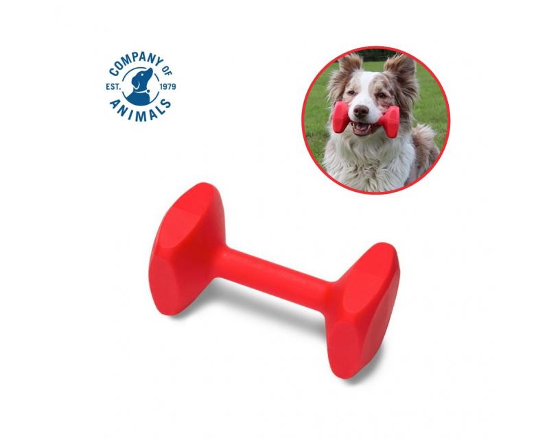 Clix aport treningowy hantel średni 14 cm czerwony Company of Animals