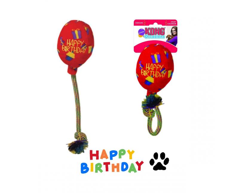 Zabawka urodzinowa dla psa szarpak M Kong