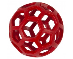Piłka ażurowa JW HOL-EE ROLLER S 8,7 cm - czerwona